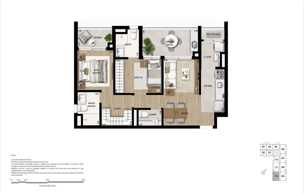 Apartamento, 2 quartos, 4673 m² - Foto 8