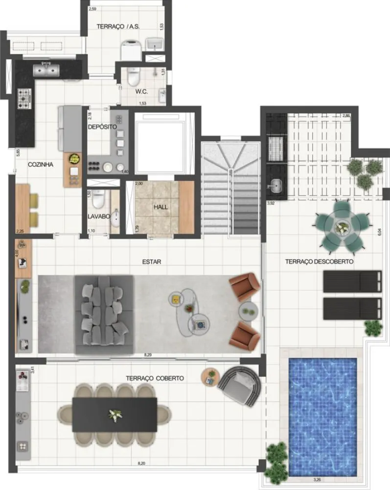 Apartamento, 4 quartos, 163316 m² - Foto 12