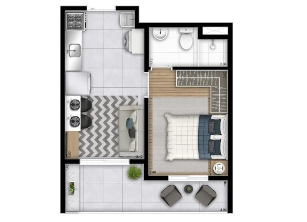 Casa, 2 quartos, 2647 m² - Foto 7