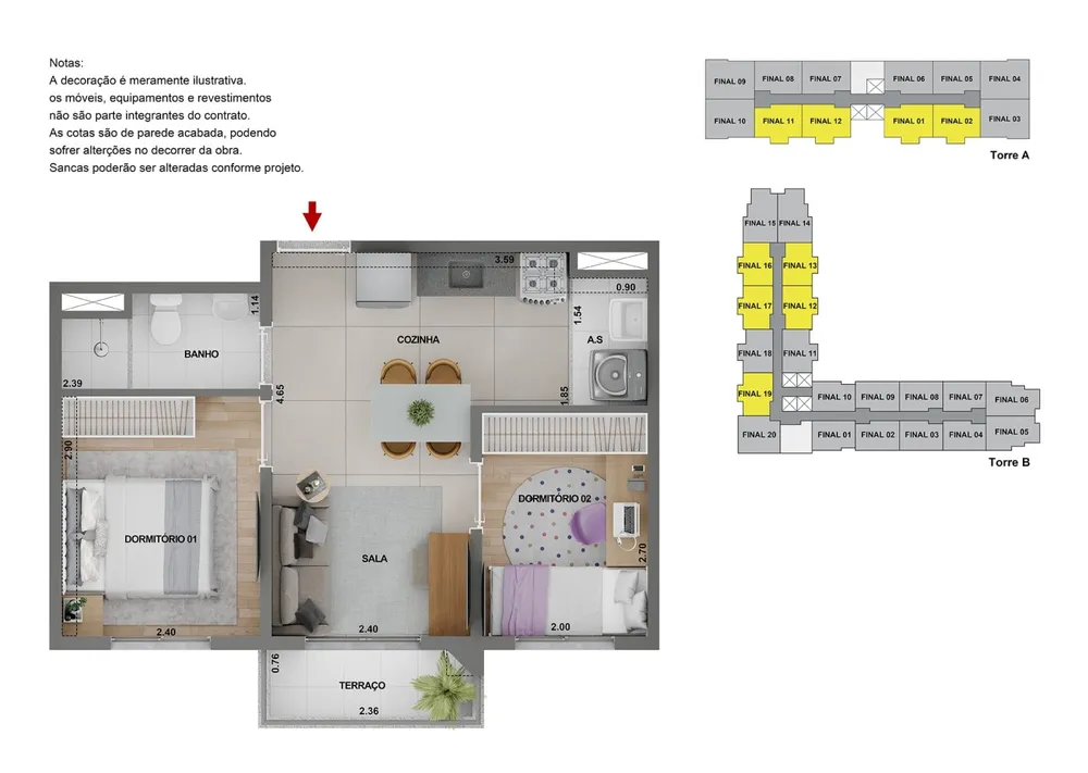 Casa, 2 quartos, 3445 m² - Foto 6