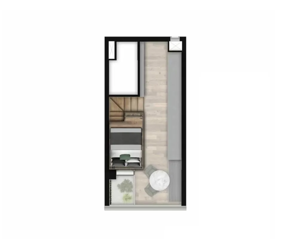 Apartamento, 1 quarto, 2326 m² - Foto 3