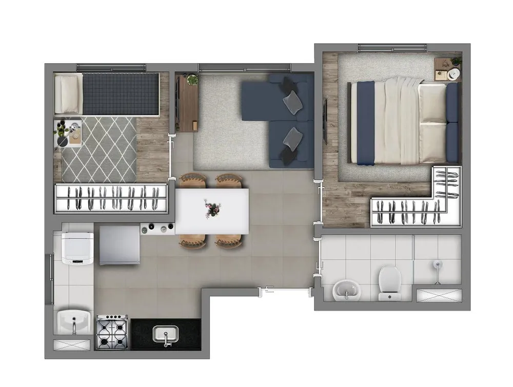 Casa, 2 quartos, 2434 m² - Foto 8