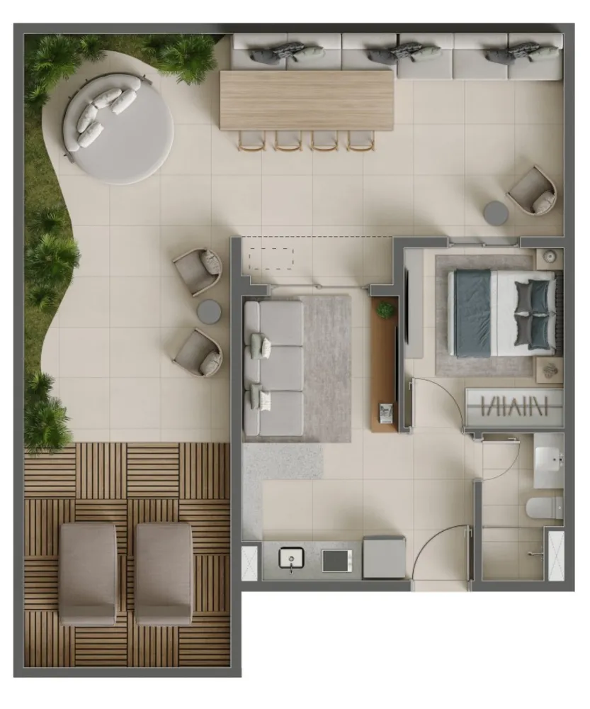 Apartamento, 1 quarto, 3291 m² - Foto 6