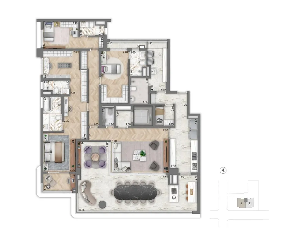 Apartamento, 4 quartos, 20251 m² - Foto 10