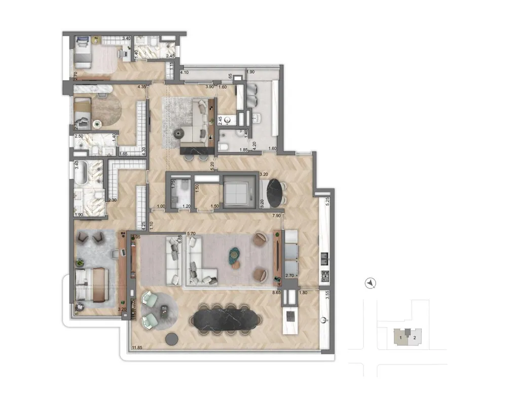Apartamento, 4 quartos, 20251 m² - Foto 9