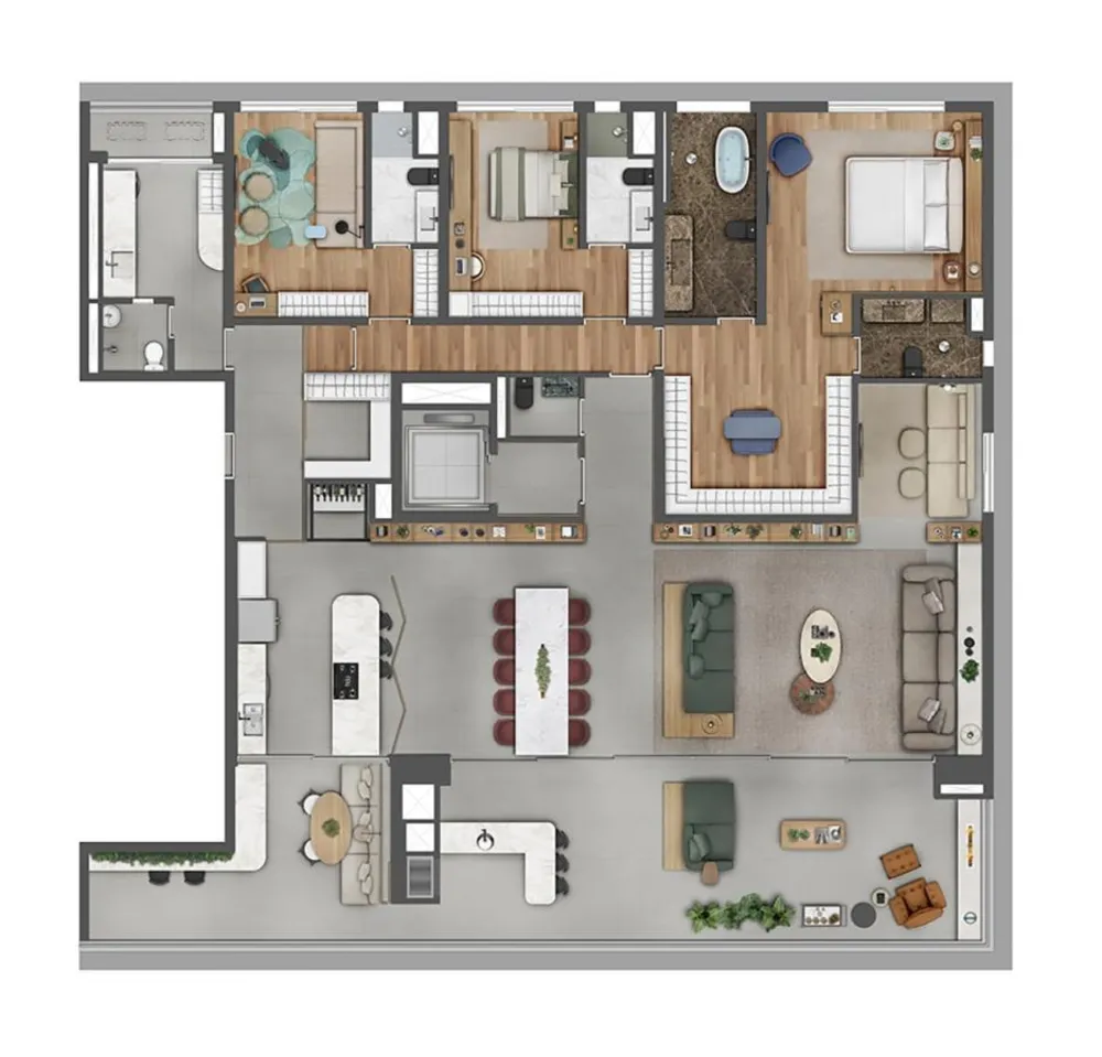 Apartamento, 4 quartos, 327 m² - Foto 5