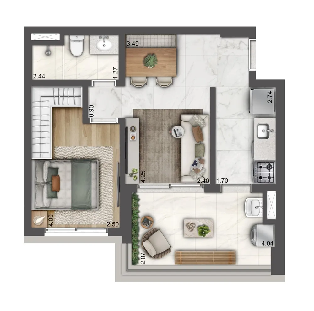 Apartamento, 4 quartos, 187512 m² - Foto 6