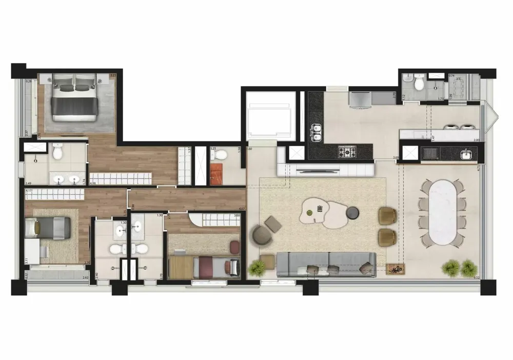 Apartamento, 4 quartos, 23141 m² - Foto 12