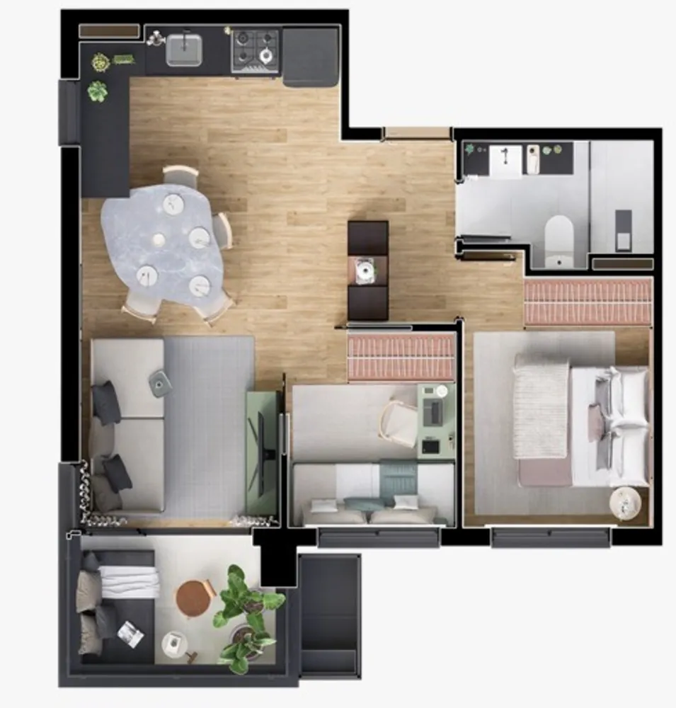 Apartamento, 2 quartos, 4547 m² - Foto 8