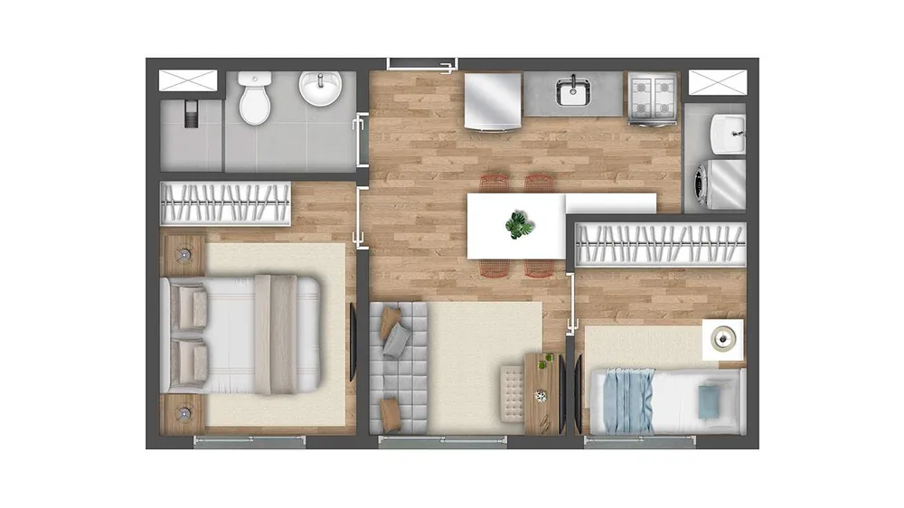 Casa, 2 quartos, 3441 m² - Foto 11