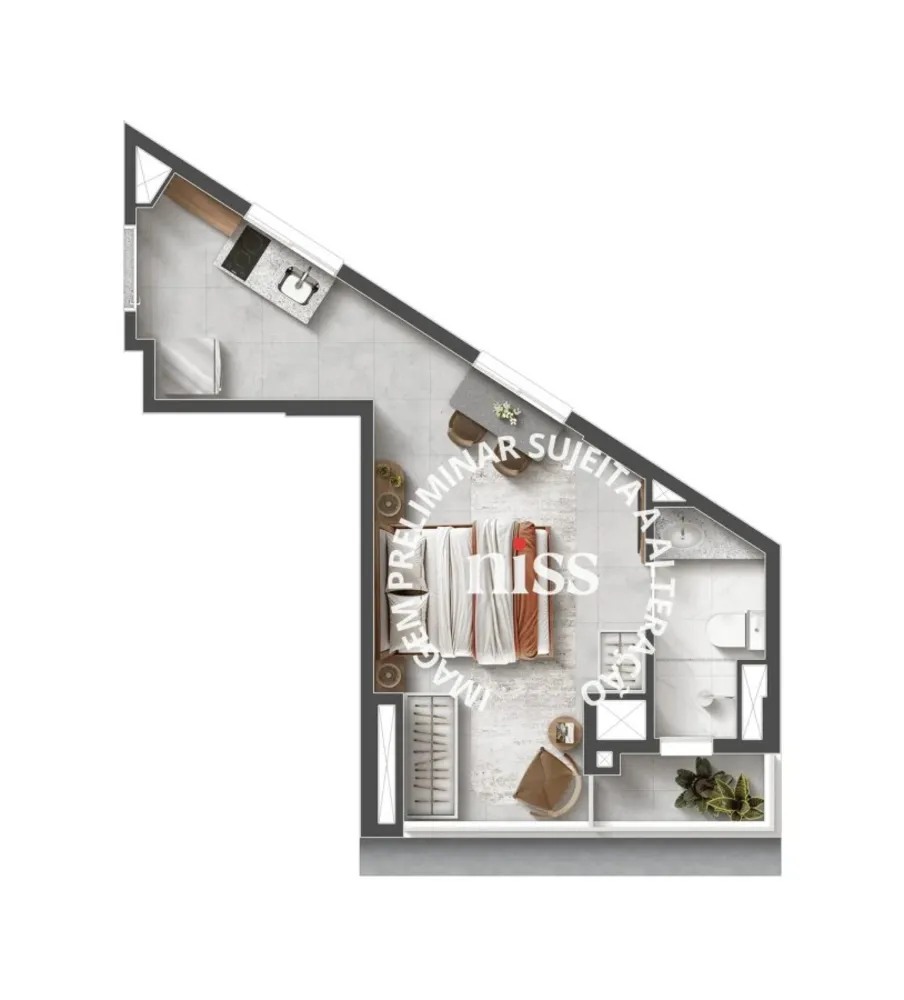 Apartamento, 1 quarto, 2131 m² - Foto 10
