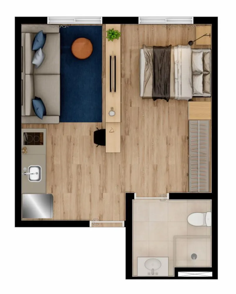 Apartamento, 2 quartos, 2448 m² - Foto 11