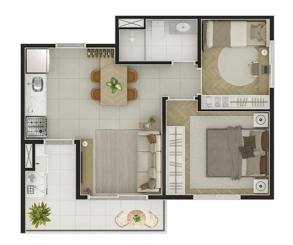Apartamento, 2 quartos, 2742 m² - Foto 11