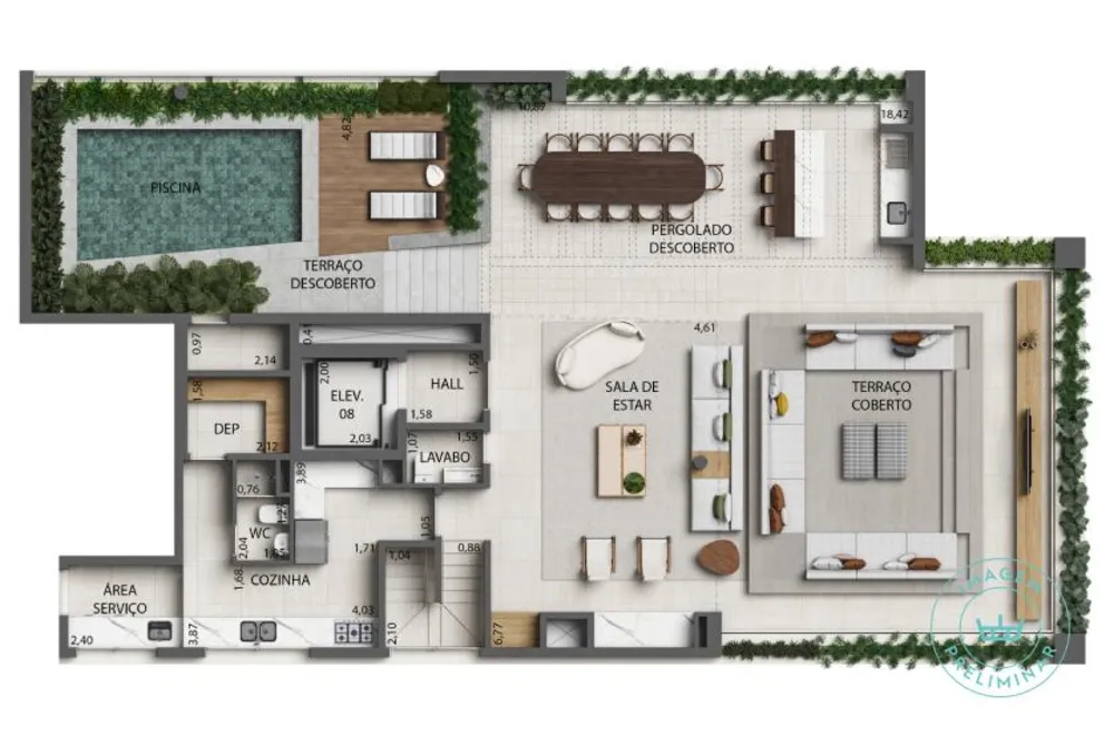 Apartamento, 4 quartos, 177572 m² - Foto 8