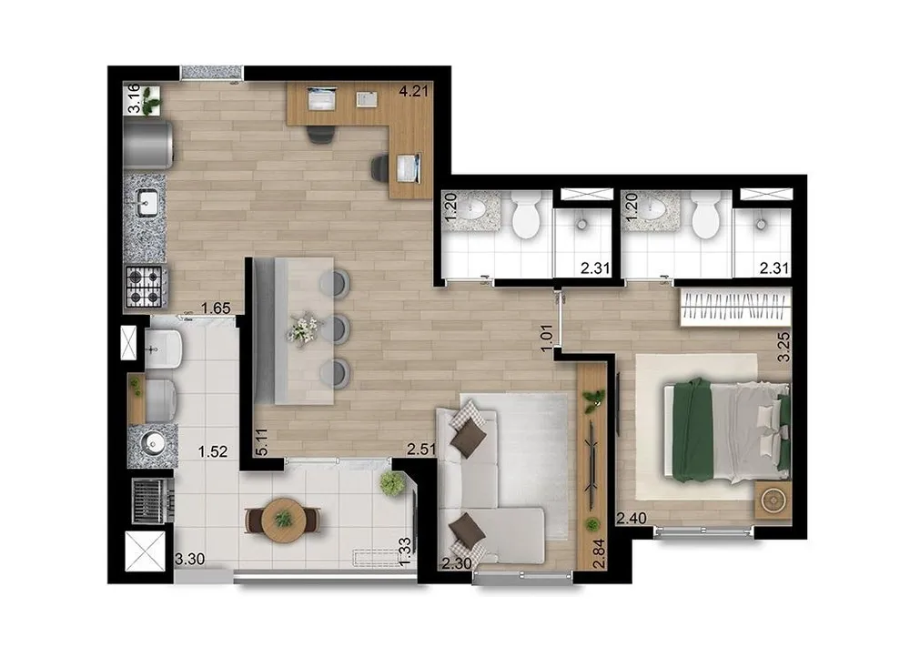 Apartamento, 3 quartos, 3769 m² - Foto 5
