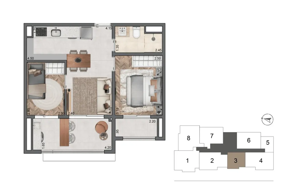 Apartamento, 3 quartos, 3288 m² - Foto 11