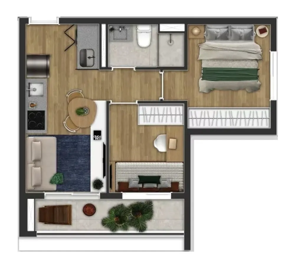 Apartamento, 2 quartos, 2239 m² - Foto 8