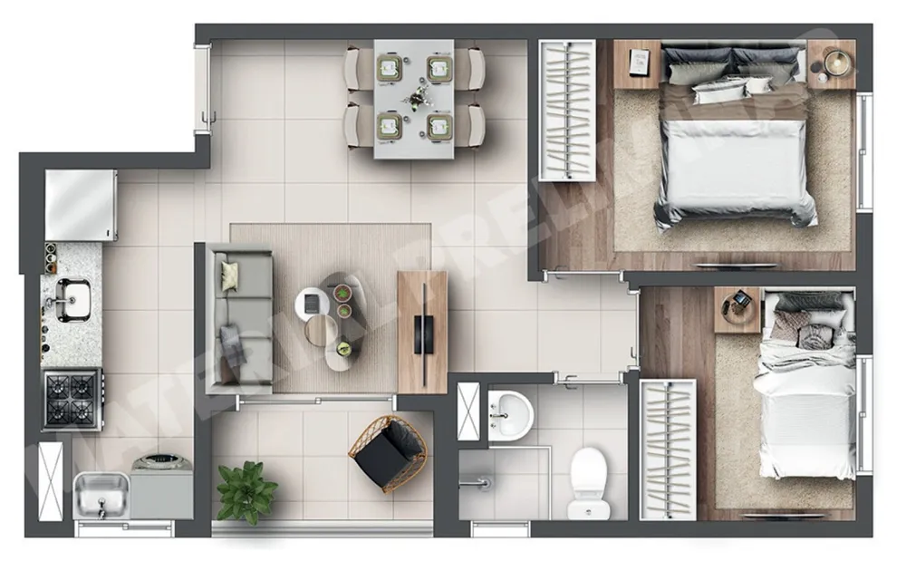 Apartamento, 2 quartos, 3942 m² - Foto 11