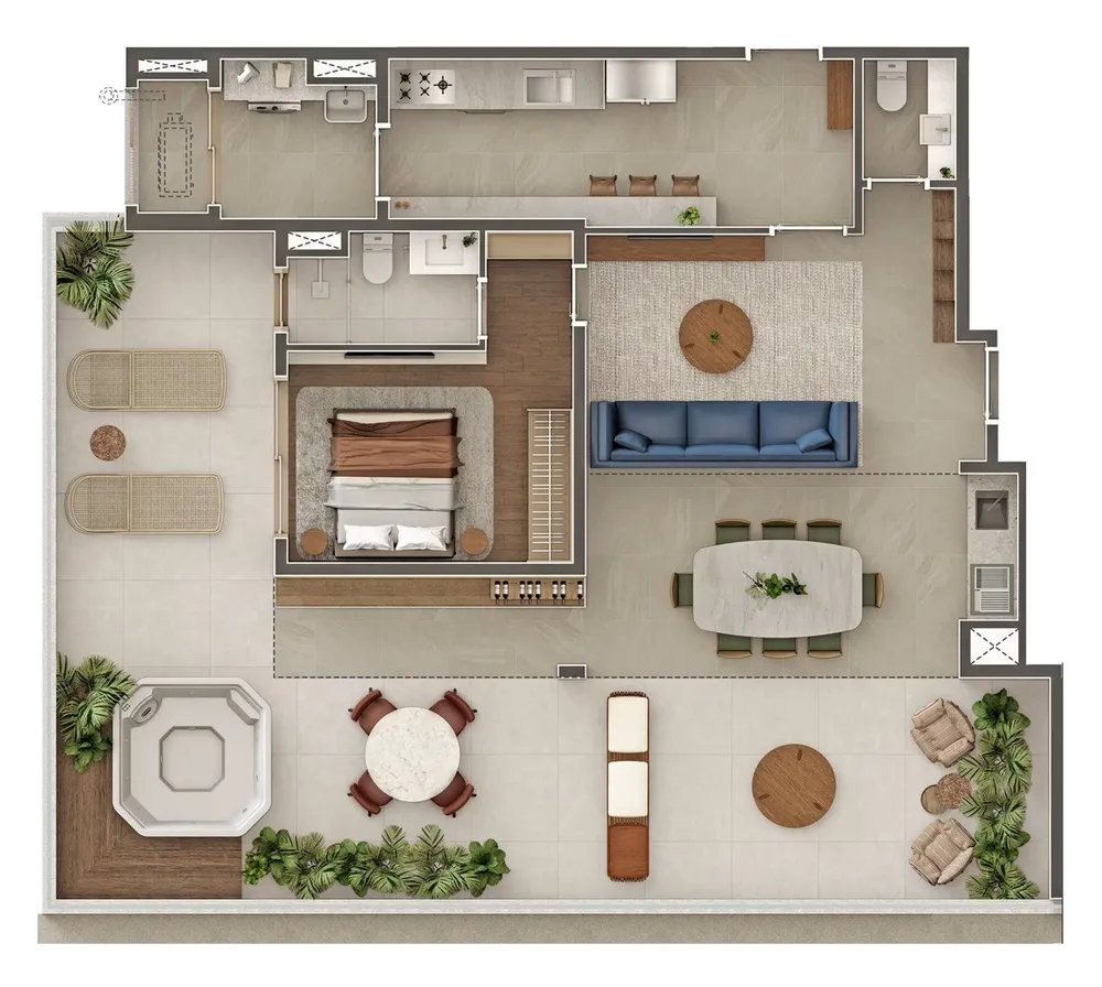 Apartamento, 3 quartos, 124181 m² - Foto 5