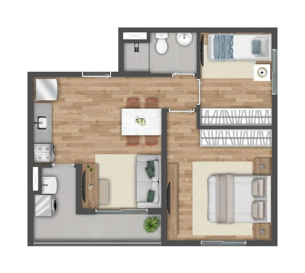 Casa, 2 quartos, 2644 m² - Foto 11