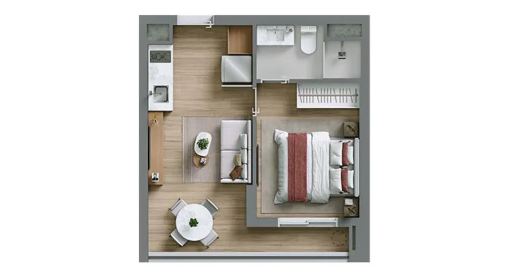 Apartamento, 2 quartos, 2443 m² - Foto 7