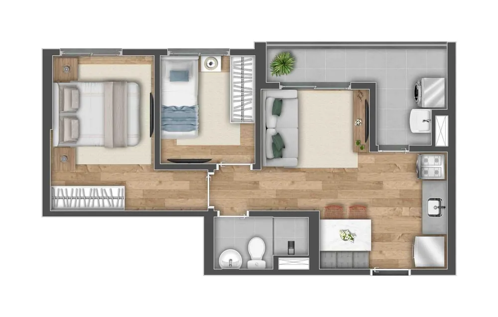 Casa, 2 quartos, 3441 m² - Foto 12