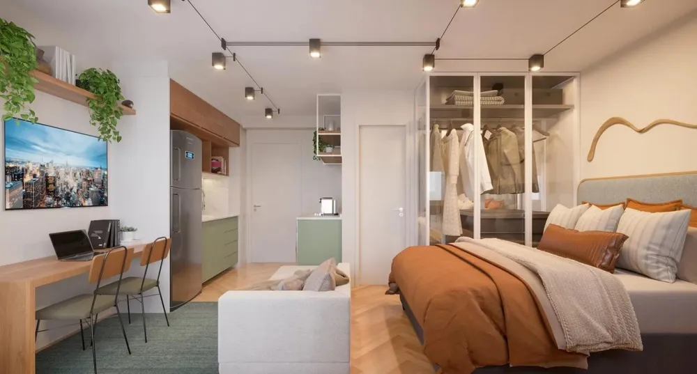 Apartamento, 1 quarto, 2433 m² - Foto 2