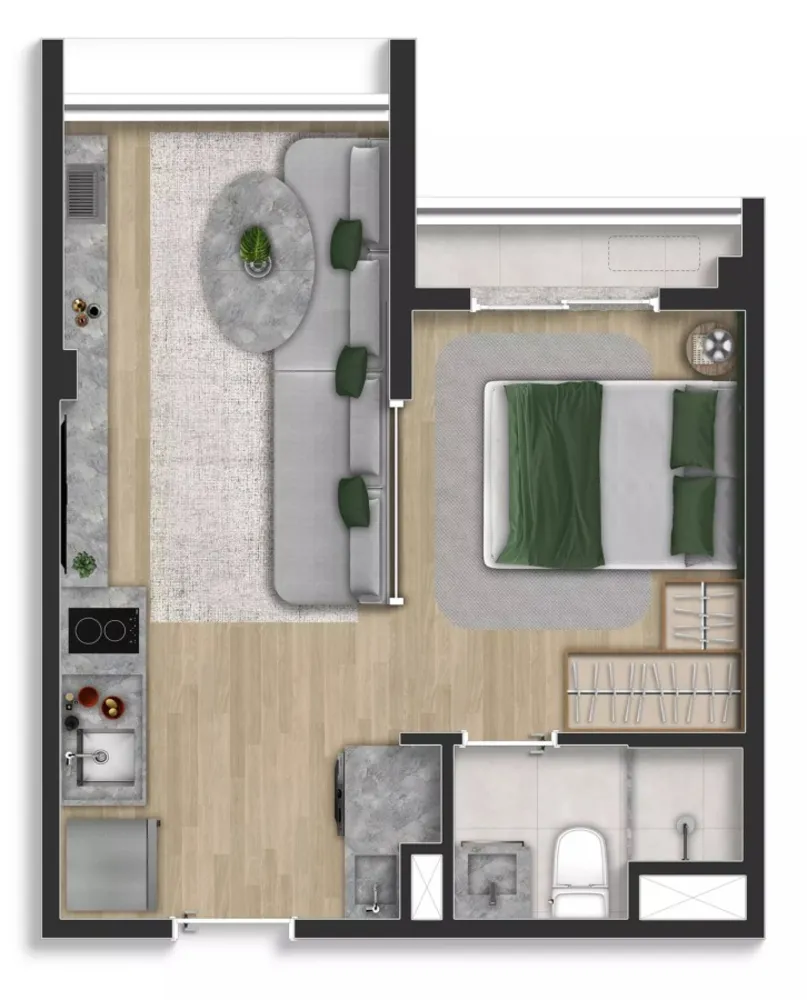 Apartamento, 2 quartos, 2651 m² - Foto 10