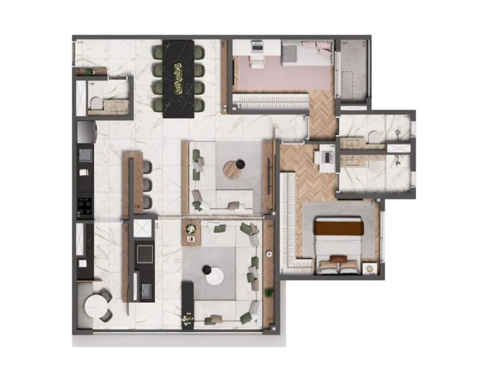 Apartamento, 4 quartos, 75123 m² - Foto 8