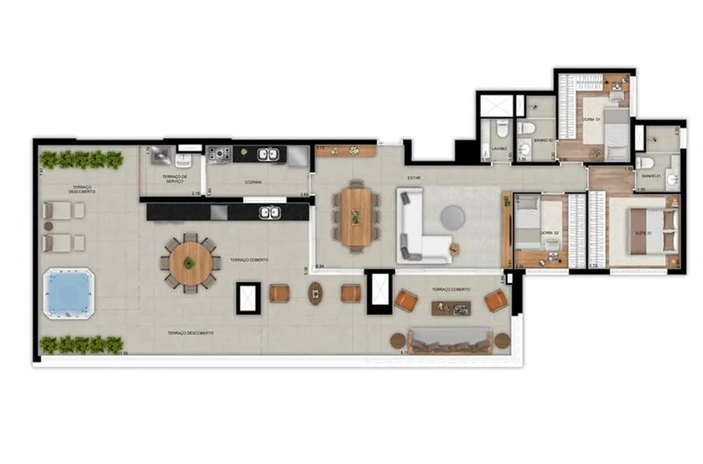 Apartamento, 3 quartos, 75119 m² - Foto 8
