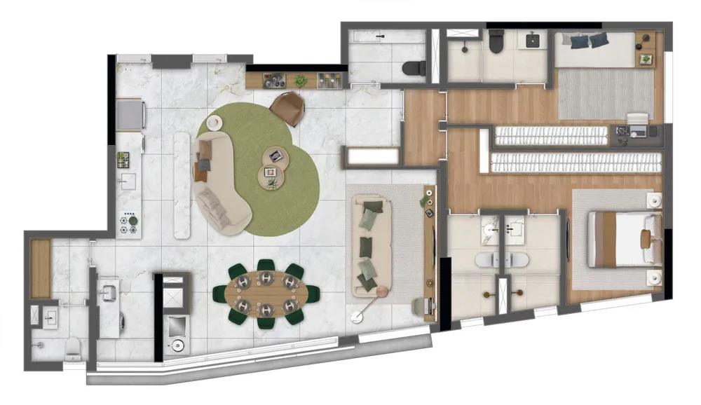 Apartamento, 3 quartos, 121 m² - Foto 7