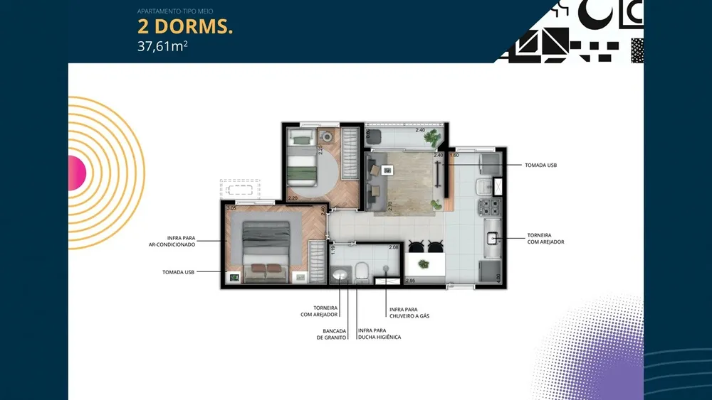 Casa, 2 quartos, 3663 m² - Foto 8