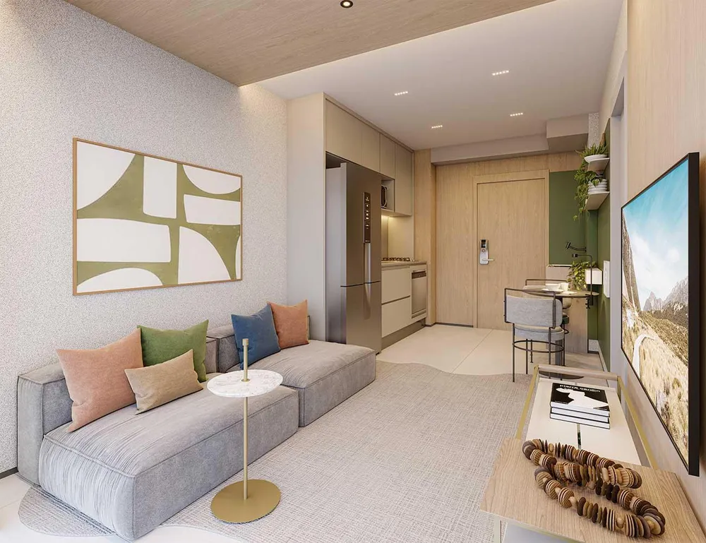 Apartamento, 1 quarto, 2435 m² - Foto 2