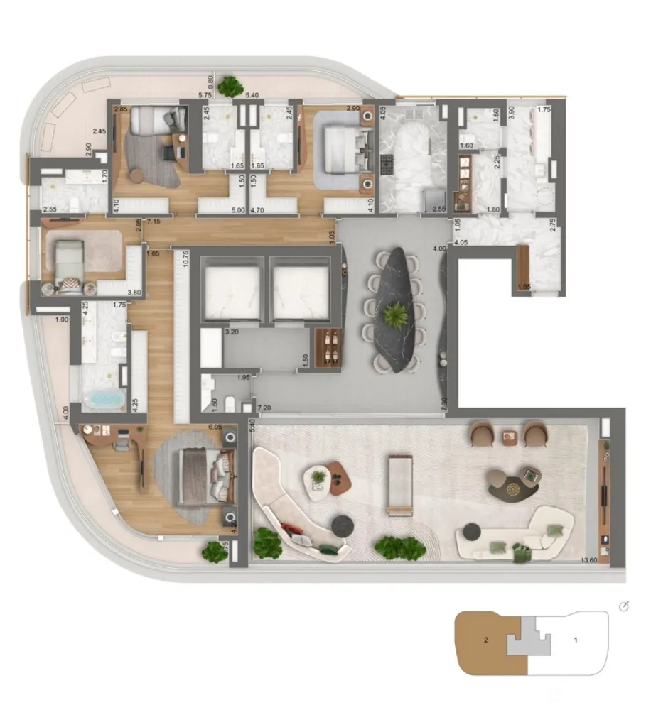 Apartamento, 4 quartos, 339637 m² - Foto 6