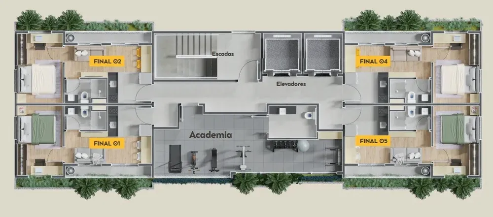 Apartamento, 2 quartos, 2337 m² - Foto 9