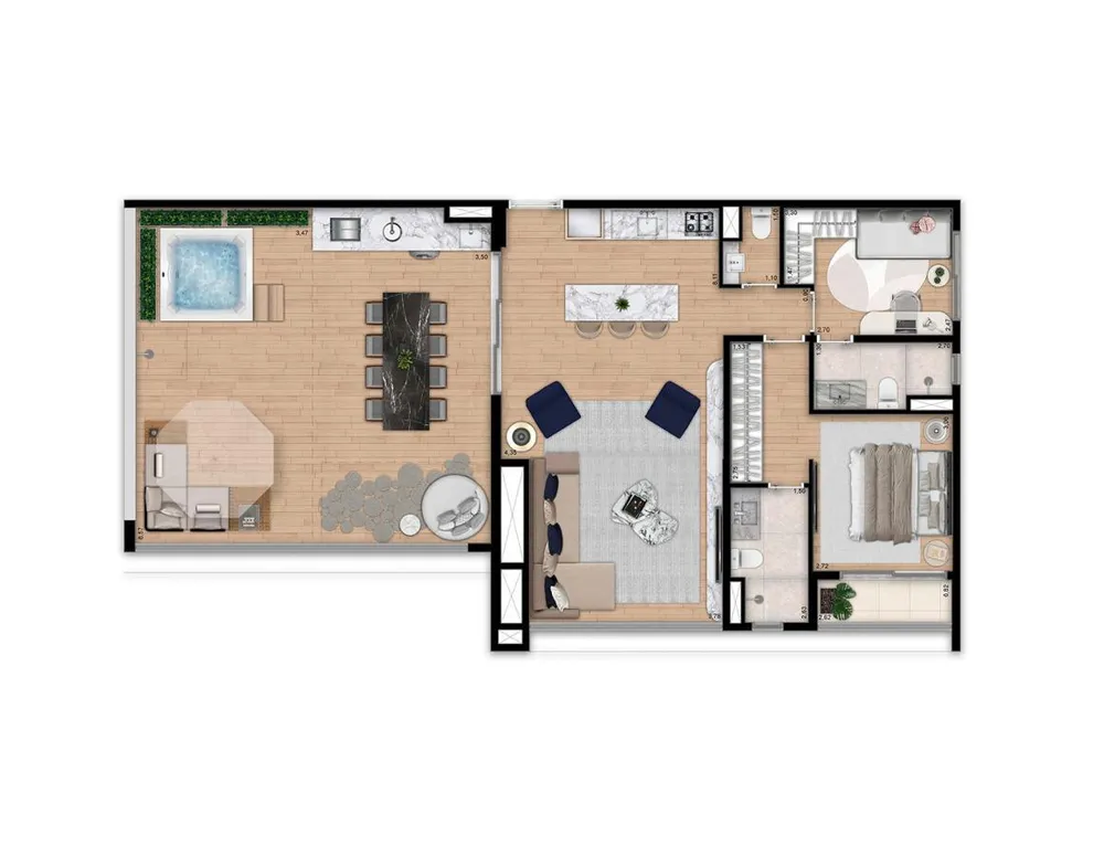 Apartamento, 2 quartos, 48125 m² - Foto 8