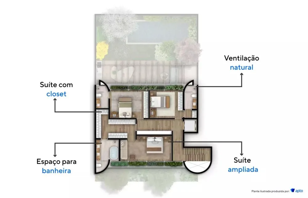 Casa de Condomínio, 4 quartos - Foto 1