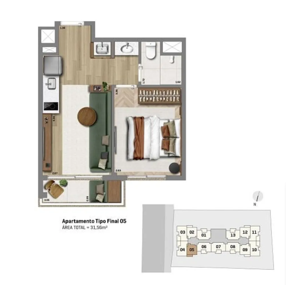 Apartamento, 2 quartos, 2940 m² - Foto 26