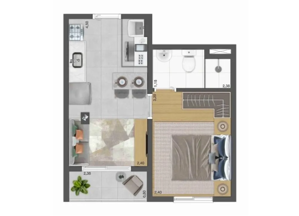 Casa, 1 quarto, 2627 m² - Foto 8