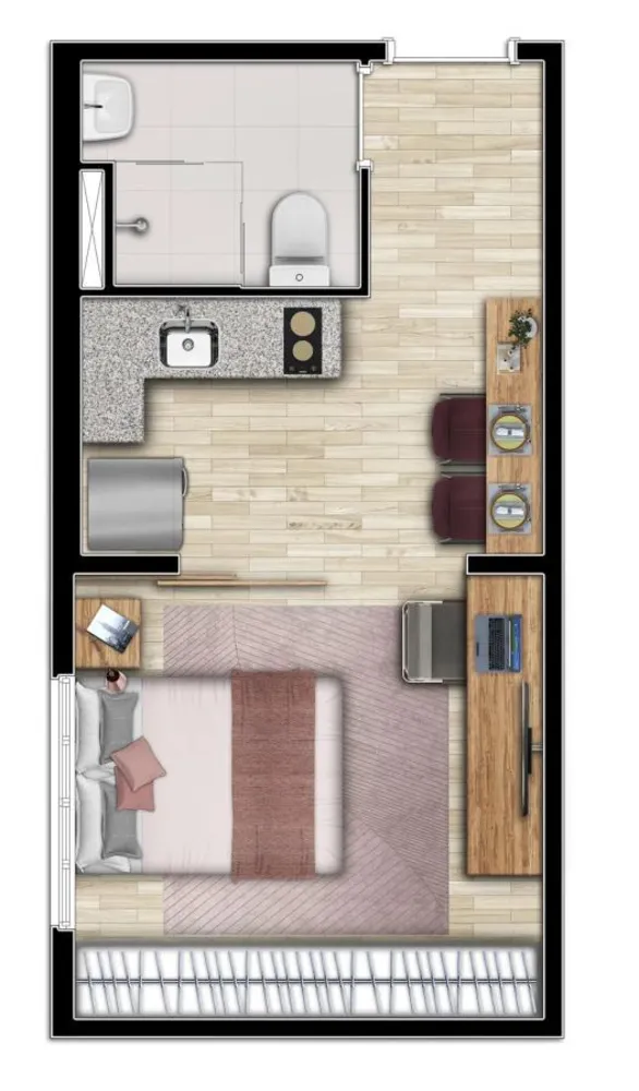 Casa, 1 quarto, 2448 m² - Foto 6