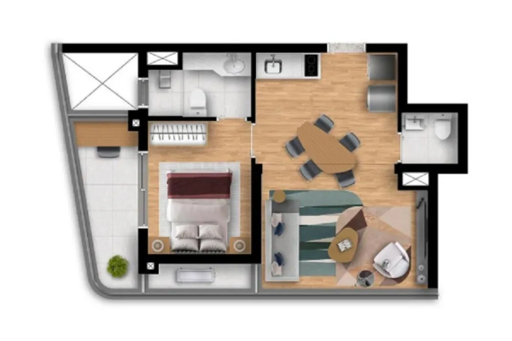 Apartamento, 1 quarto, 4049 m² - Foto 8