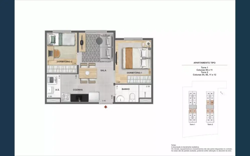 Casa, 2 quartos, 3445 m² - Foto 8