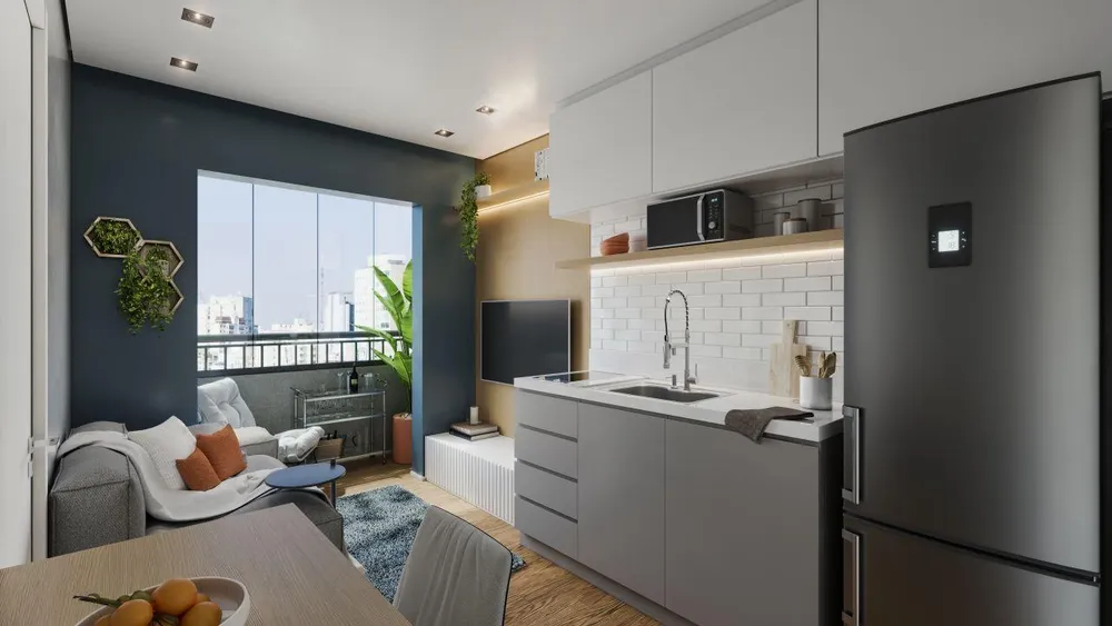 Casa, 1 quarto, 24 m² - Foto 2