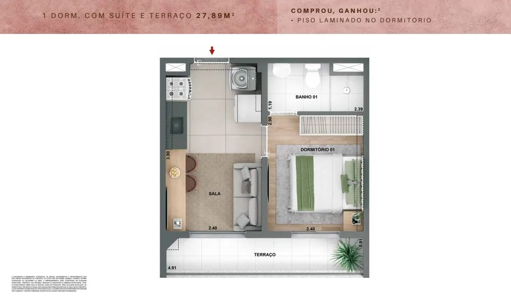 Casa, 2 quartos, 2852 m² - Foto 2