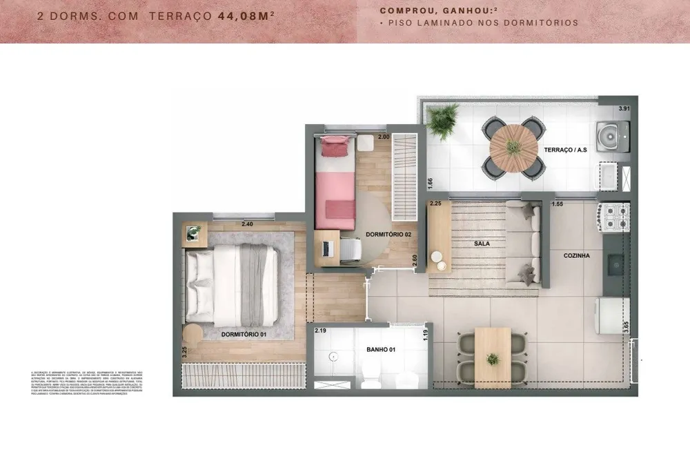Casa, 2 quartos, 2852 m² - Foto 12