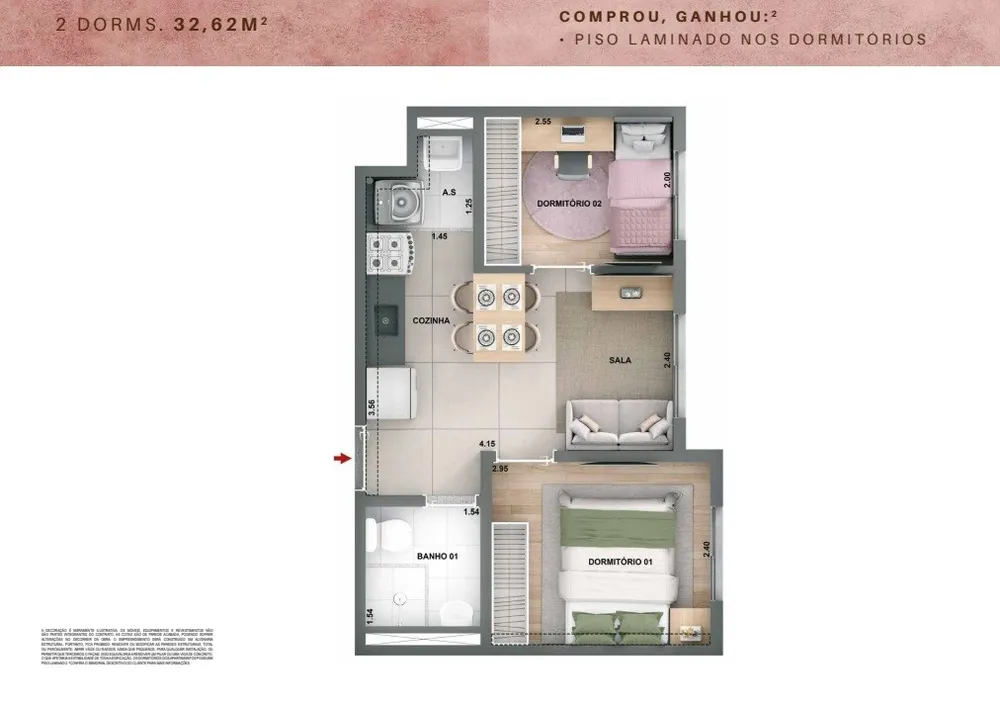 Casa, 2 quartos, 2852 m² - Foto 10