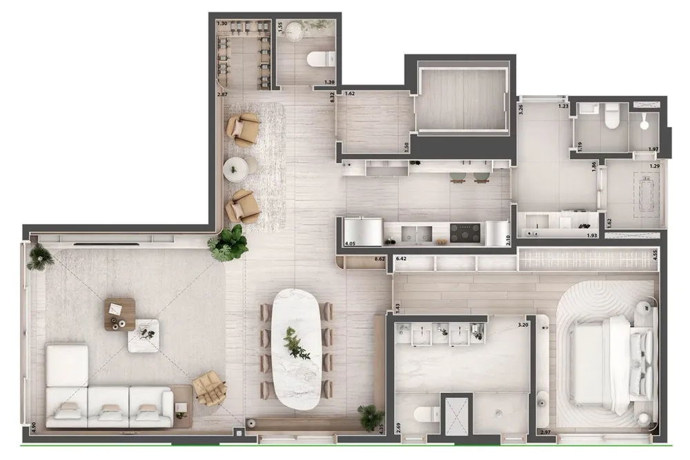 Apartamento, 4 quartos, 120476 m² - Foto 6