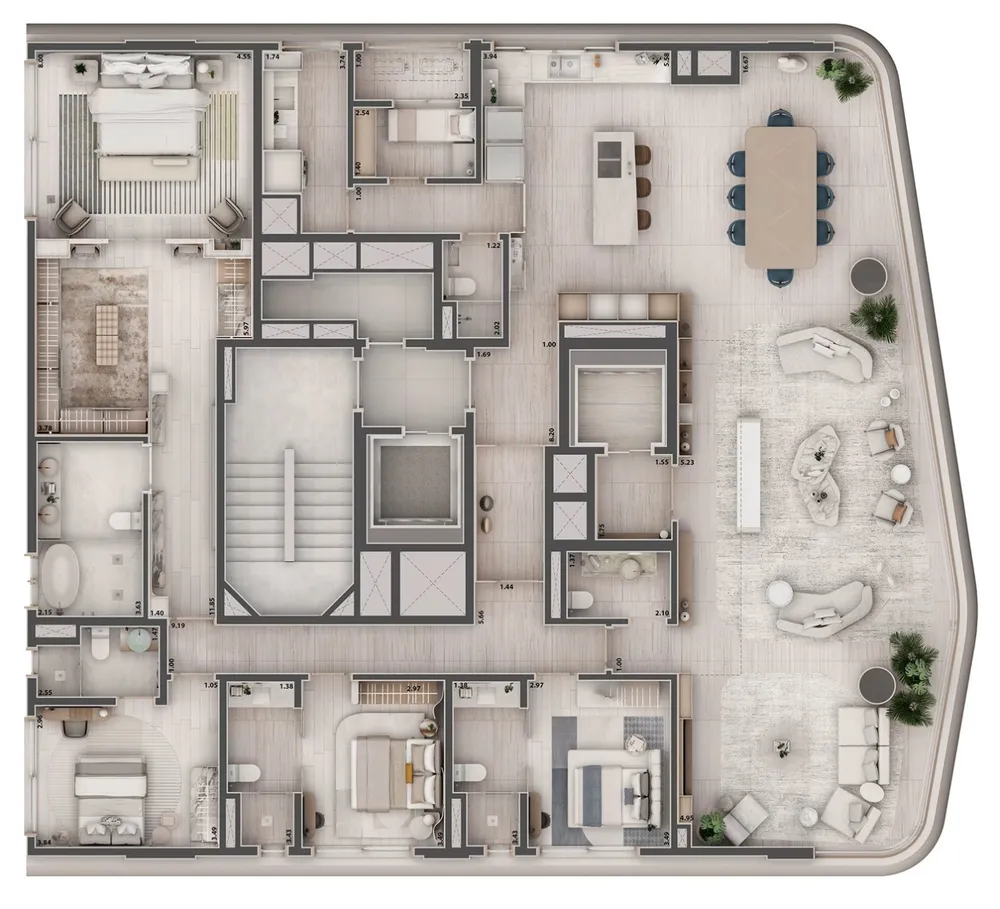 Apartamento, 4 quartos, 120476 m² - Foto 7