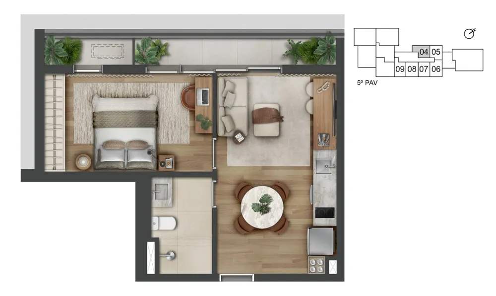 Apartamento, 3 quartos, 27198 m² - Foto 8