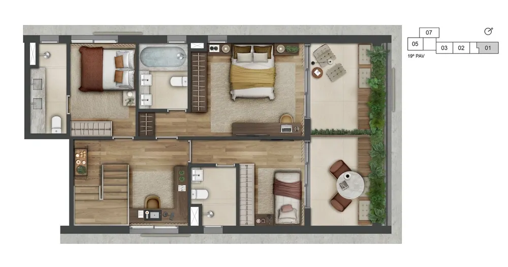 Apartamento, 3 quartos, 27198 m² - Foto 12